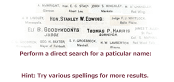 Perform a direct search for a particular name. Hint: Try various spellings for more results.